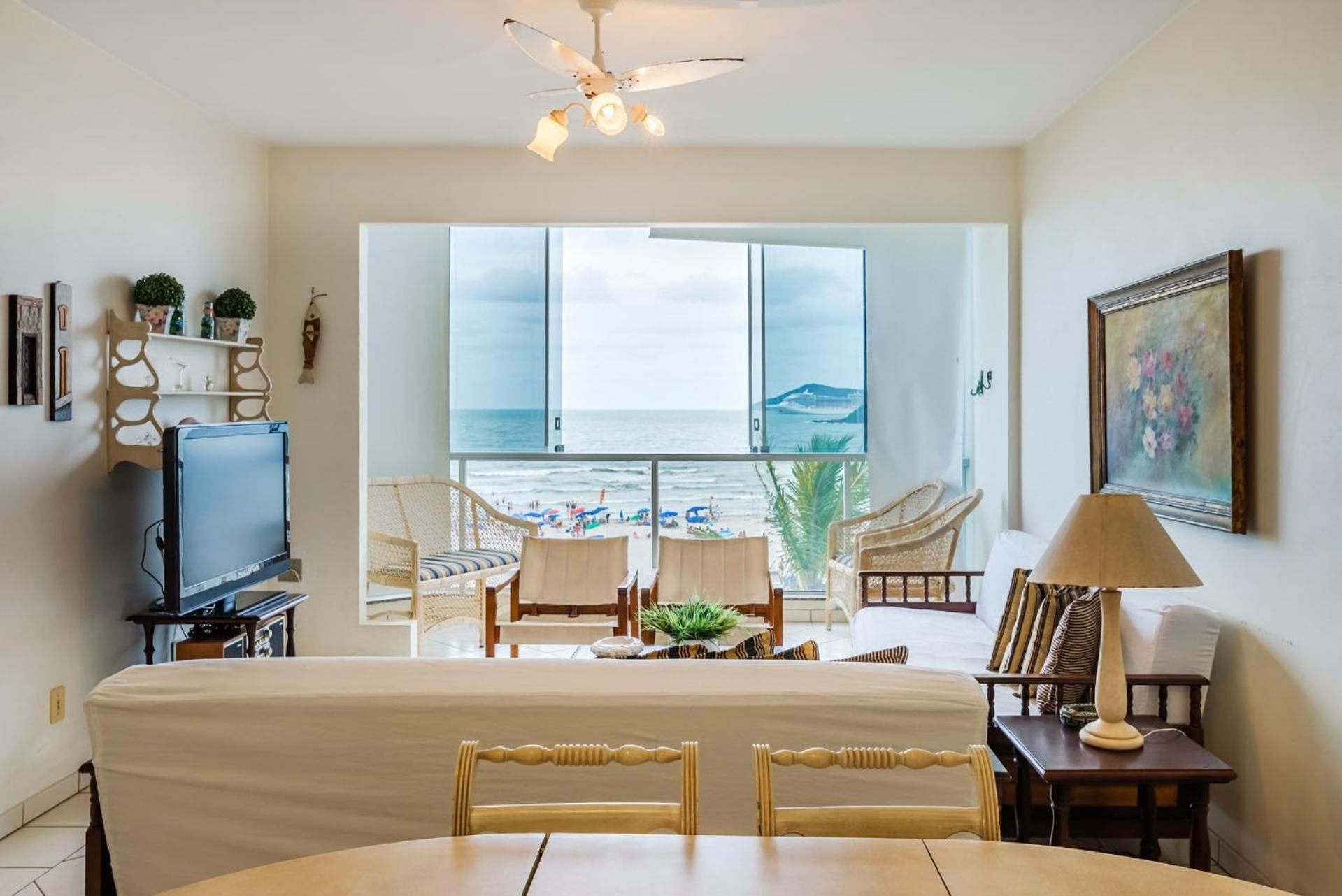 Ferienwohnung Apto Pe Na Areia Com Linda Vista Frente Mar Cel403 Balneário Camboriú Exterior foto