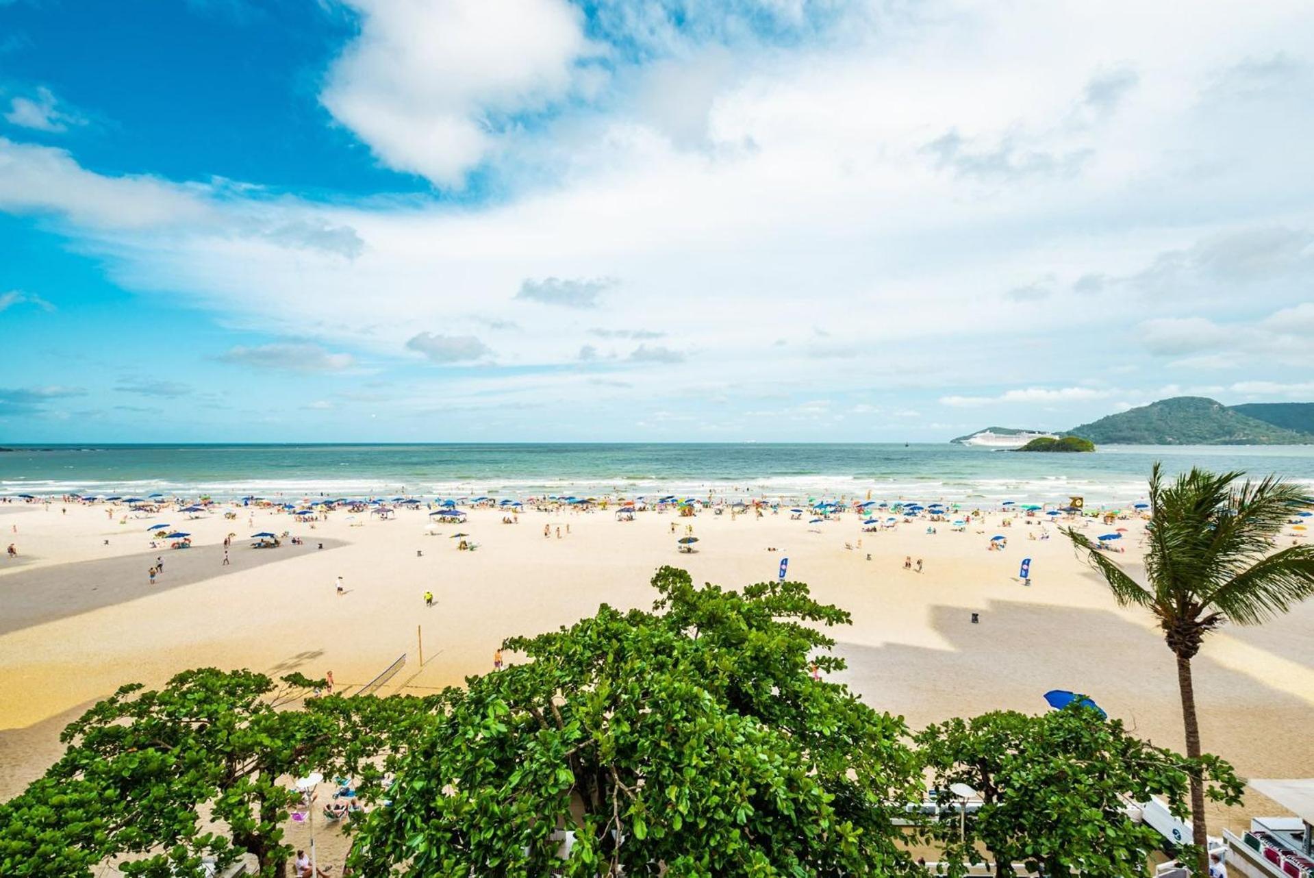 Ferienwohnung Apto Pe Na Areia Com Linda Vista Frente Mar Cel403 Balneário Camboriú Exterior foto